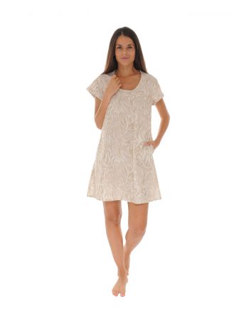 ROBE COURTE BEIGE GEORGINA 620614300