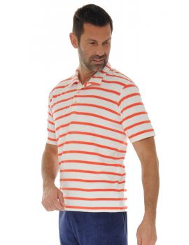 HAUT COL POLO ORANGE HALDORE