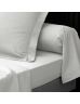 Drap housse 140x190 cm - Percale 100% coton - Bonnet 30 cm