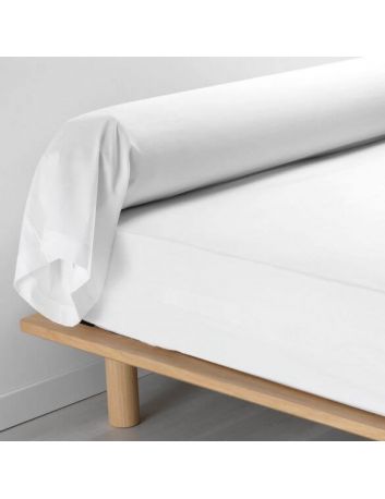 Taie de traversin - 85 x 185 cm - Percale - 78 fils - Uni