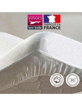 Protège-matelas - 160 x 200 cm - Molleton - France
