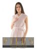 GILET COURT ROSE IDYLLE