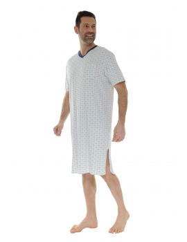 CHEMISE DE NUIT GRIS MERCURE