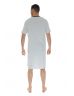 CHEMISE DE NUIT GRIS MERCURE