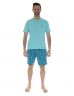 PYJAMA COURT BLEU MATIA