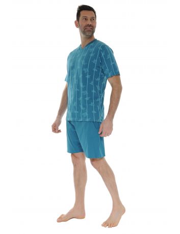 PYJAMA COURT BLEU MATIA