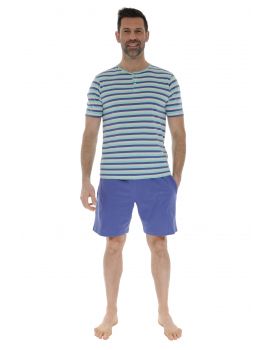 PYJAMA COURT VERT MARINO