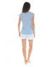 PYJAMA COURT BLEU NINETTE