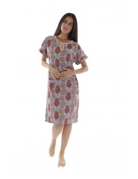 ROBE D'ETE LONGUE ROSE NADYA