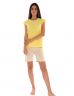 PYJAMA COURT JAUNE NAELLE