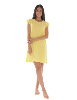 CHEMISE DE NUIT JAUNE NAELLE