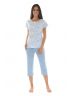 PYJAMA COURT BLEU NINETTE