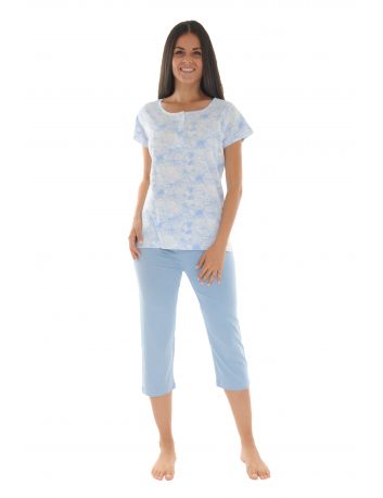PYJAMA COURT BLEU NINETTE