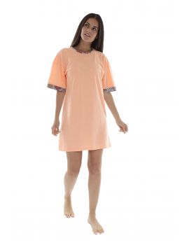 ROBE D'ETE COURTE ORANGE NADYA