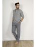PYJAMA LONG HOMME GRIS TARANTO
