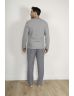 PYJAMA LONG HOMME GRIS TARANTO
