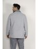 VESTE COL CHALE GRIS TARANTO