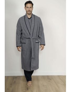 ROBE DE CHAMBRE BLEU TEOPHILE