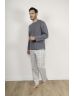 PYJAMA LONG HOMME GRIS TONNY