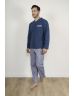 PYJAMA LONG HOMME BLEU TODD