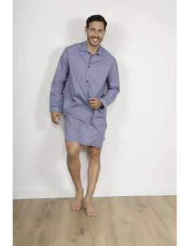 CHEMISE DE NUIT BLEU TODD