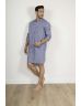 CHEMISE DE NUIT BLEU TODD