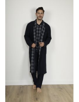 ROBE DE CHAMBRE BLEU RILEY