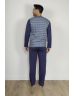 PYJAMA LONG BLEU RAVEN
