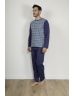 PYJAMA LONG BLEU RAVEN