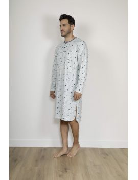 CHEMISE DE NUIT BLEU RAFAEL