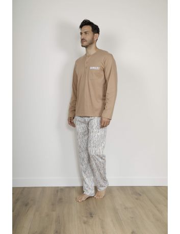 PYJAMA LONG MARRON RUBBEN