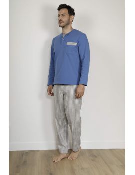 PYJAMA LONG BLEU RUDDY
