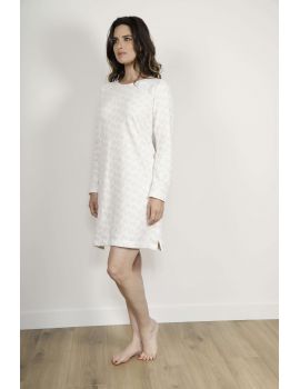 CHEMISE DE NUIT BEIGE SUSANE