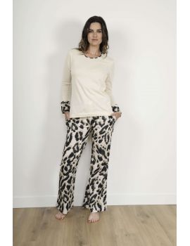 PYJAMA LONG BEIGE SOLINE