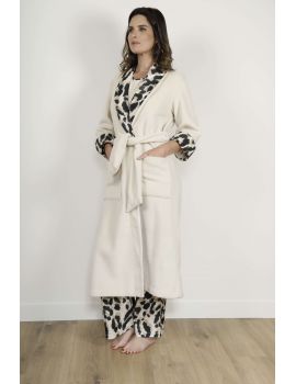 ROBE DE CHAMBRE BEIGE SOLINE