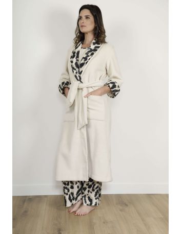 ROBE DE CHAMBRE BEIGE SOLINE