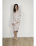 CHEMISE DE NUIT BLANC PAULA
