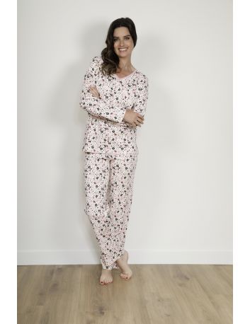 PYJAMA LONG BLANC PAULA