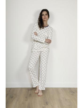 PYJAMA LONG BLANC PENNY