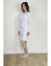 CHEMISE DE NUIT BLEU POEMA