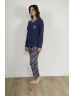 PYJAMA LONG BLEU PERINE