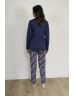 PYJAMA LONG BLEU PERINE