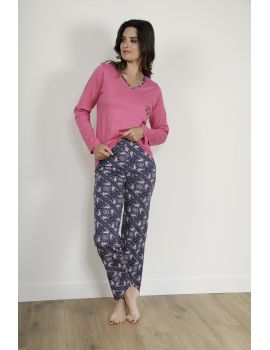 PYJAMA LONG ROSE PERINE