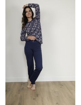 PYJAMA LONG BLEU PERINE