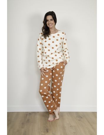 PYJAMA LONG ECRU PASCALE