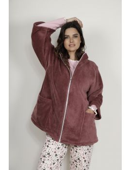 VESTE D'INTERIEUR ROSE JACINTHE