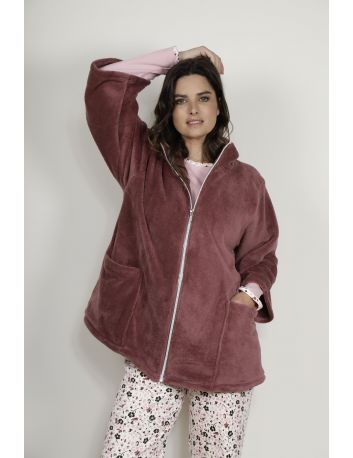 VESTE D'INTERIEUR ROSE JACINTHE