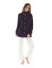 VESTE BOUTONNEE BLEU TINAEL