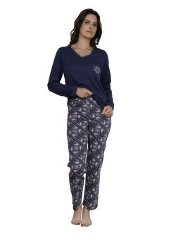 PYJAMA LONG BLEU PERINE