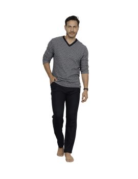 PYJAMA LONG HOMME BLEU TEOPHILE